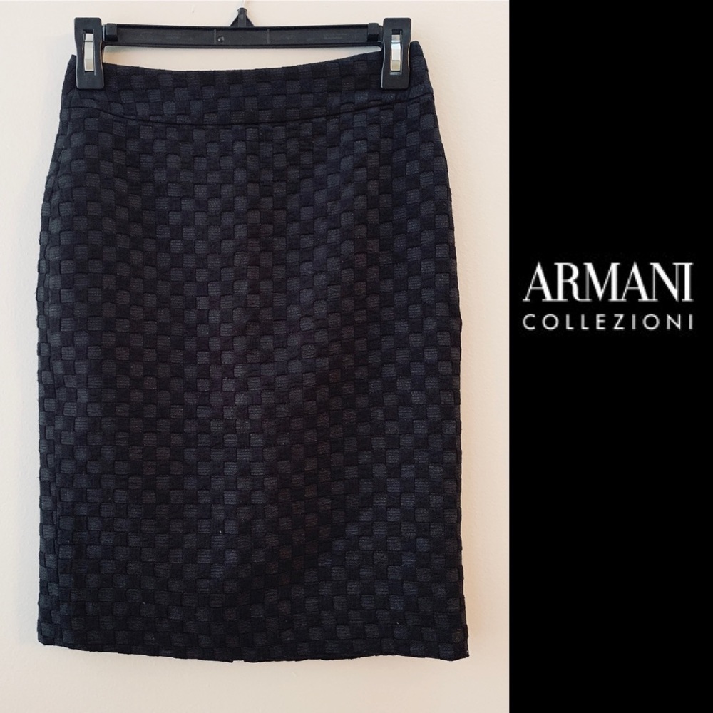 Armani Collezioni black pencil skirt size 4
